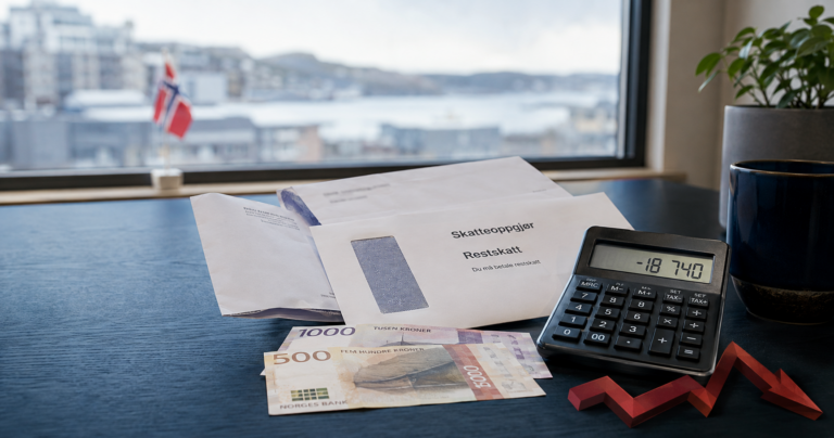 Restskatt w Norwegii w 2026 roku – dopłata podatku