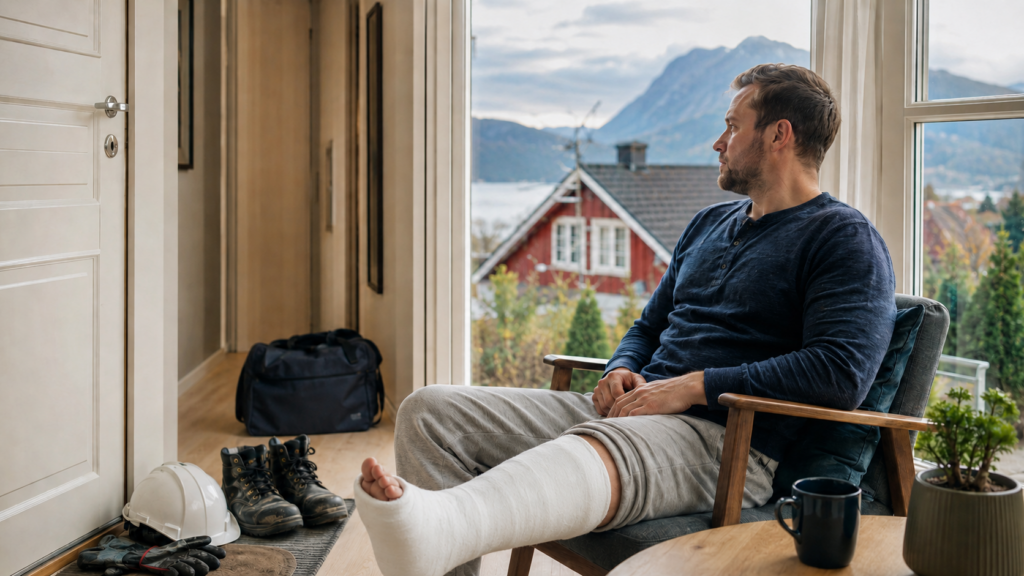 Sykepenger w Norwegii w 2026 roku – zwolnienie lekarskie, pobyt w Polsce i kontrola NAV